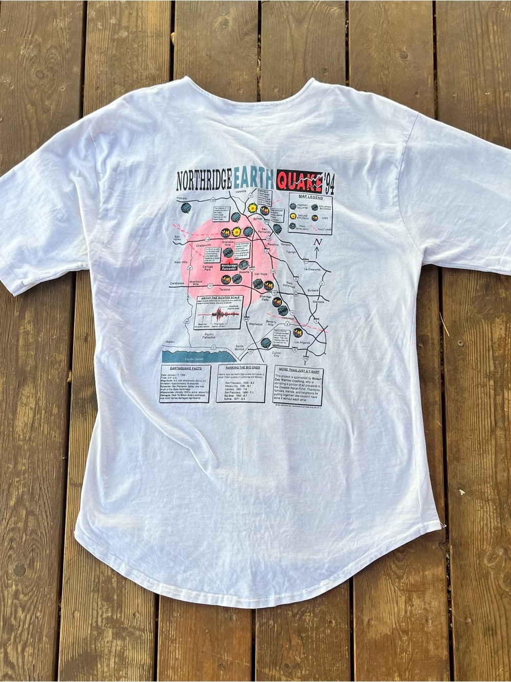 Vintage 1994 Earthquake Button Up